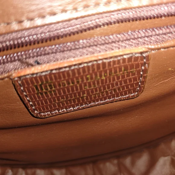 Vintage Designer Guy Laroche Paris Medium Brown Shoulder Bag - Picture 9 of 12